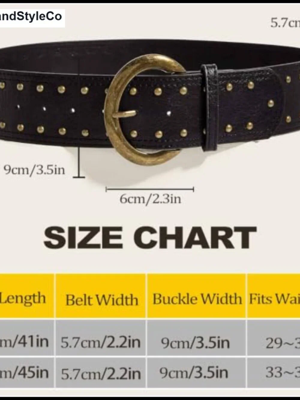 Women's Wide Western Cowgirl Faux Leather Chunky Belt with Metal Buckle